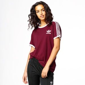 Burgundy Adidas Shirt